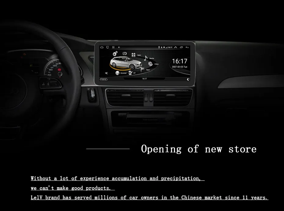 Factory Price 10.25" Android13 AUTO Carplay For AUDI A4 A5 B8 Car Video Players