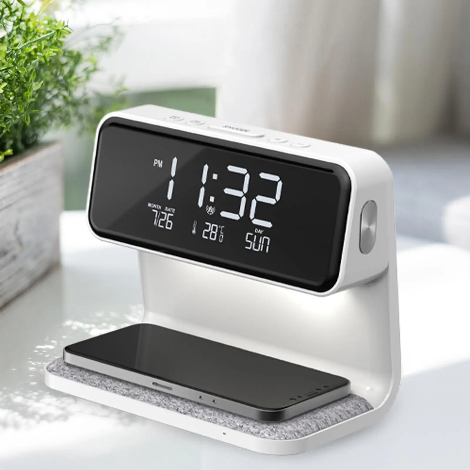 Wireless Charging Lamp Birthday Gifts NightStand Light Bedside Table Lamp for Living Room Bedroom Reading Home Women Men