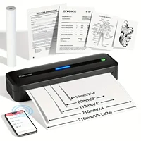 New Mini Printer Paper A4 Thermal Printer Roll Paper For A40 Inkless Printing Paper For Photo Picture PDF Print Transfer Paper 1