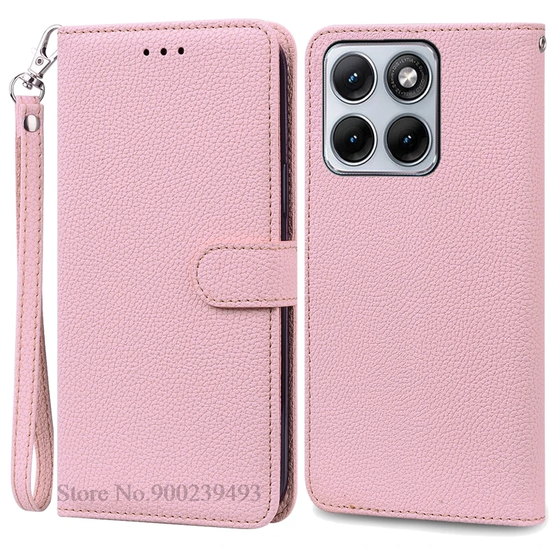 Enhanced Leather Flip Wallet Cover | Magnetic Book-Style Protective Case for Motorola Edge 70 Fusion