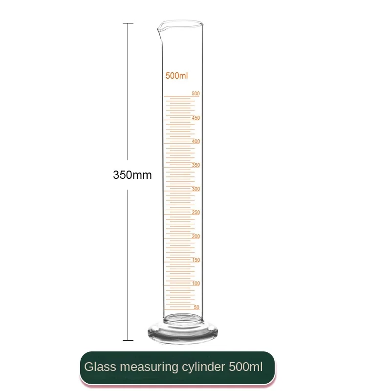 Laboratory Measuring Cylinder With Scale 5/10/20/25/50/100/250/500/1000ml Capacity for Lab Supplies