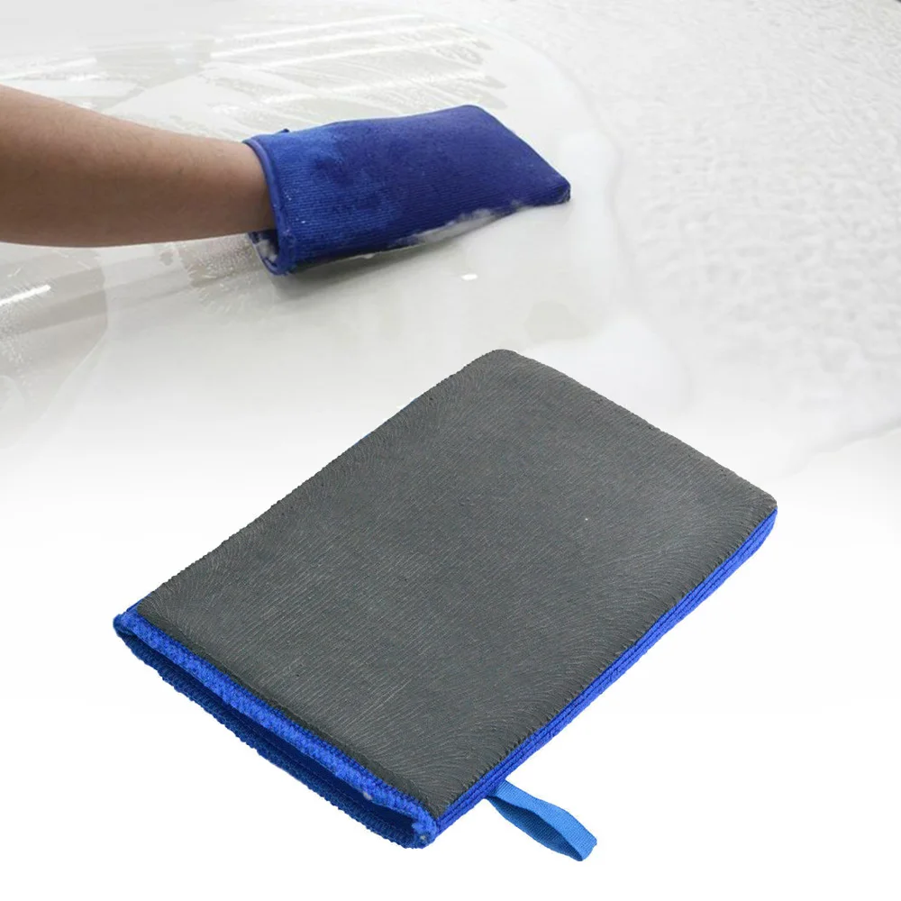 Mitt Car wash Gloves Reusable 1* Clay Bar For Detailing Polish 5.5*8.7