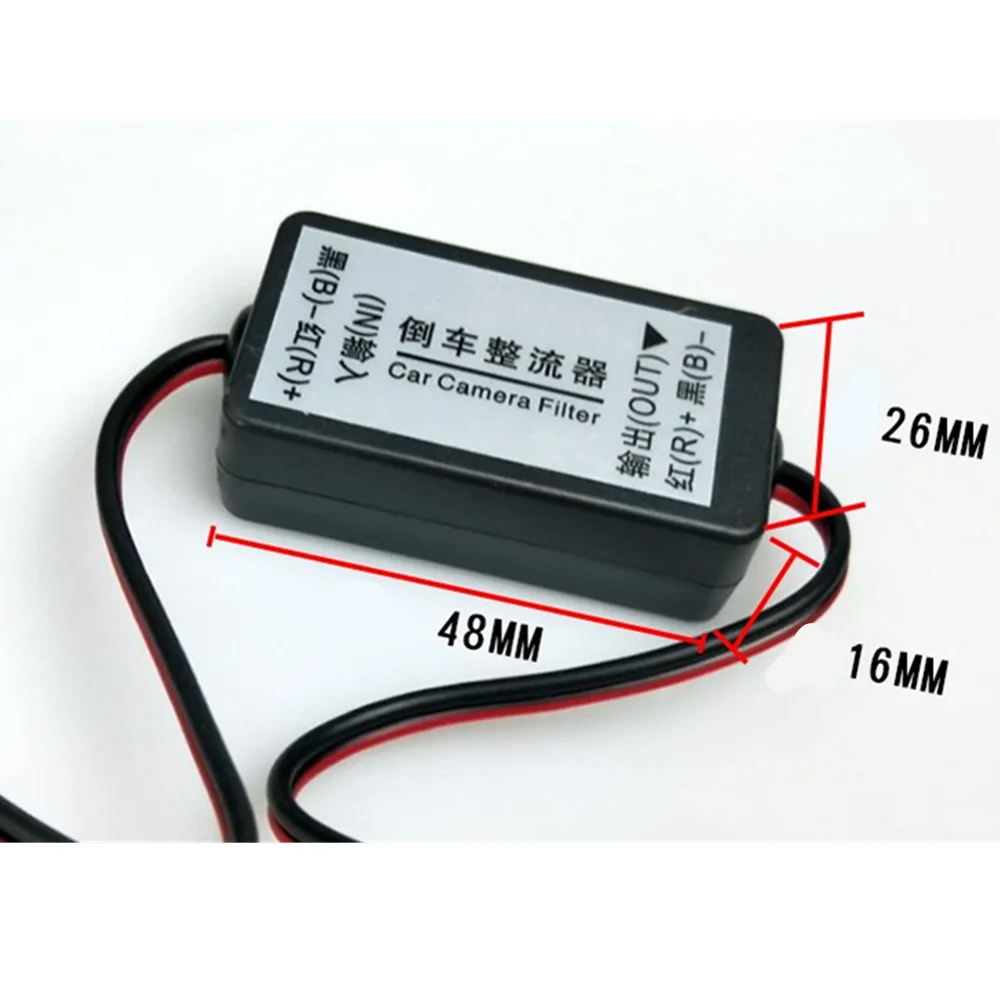 Raddrizzatore Filtro Per Telecamera Di Backup Auto 12V DC – Riduci Sfarfallio E Interferenze – Regolatore Di Tensione Per Retrocamera - 3