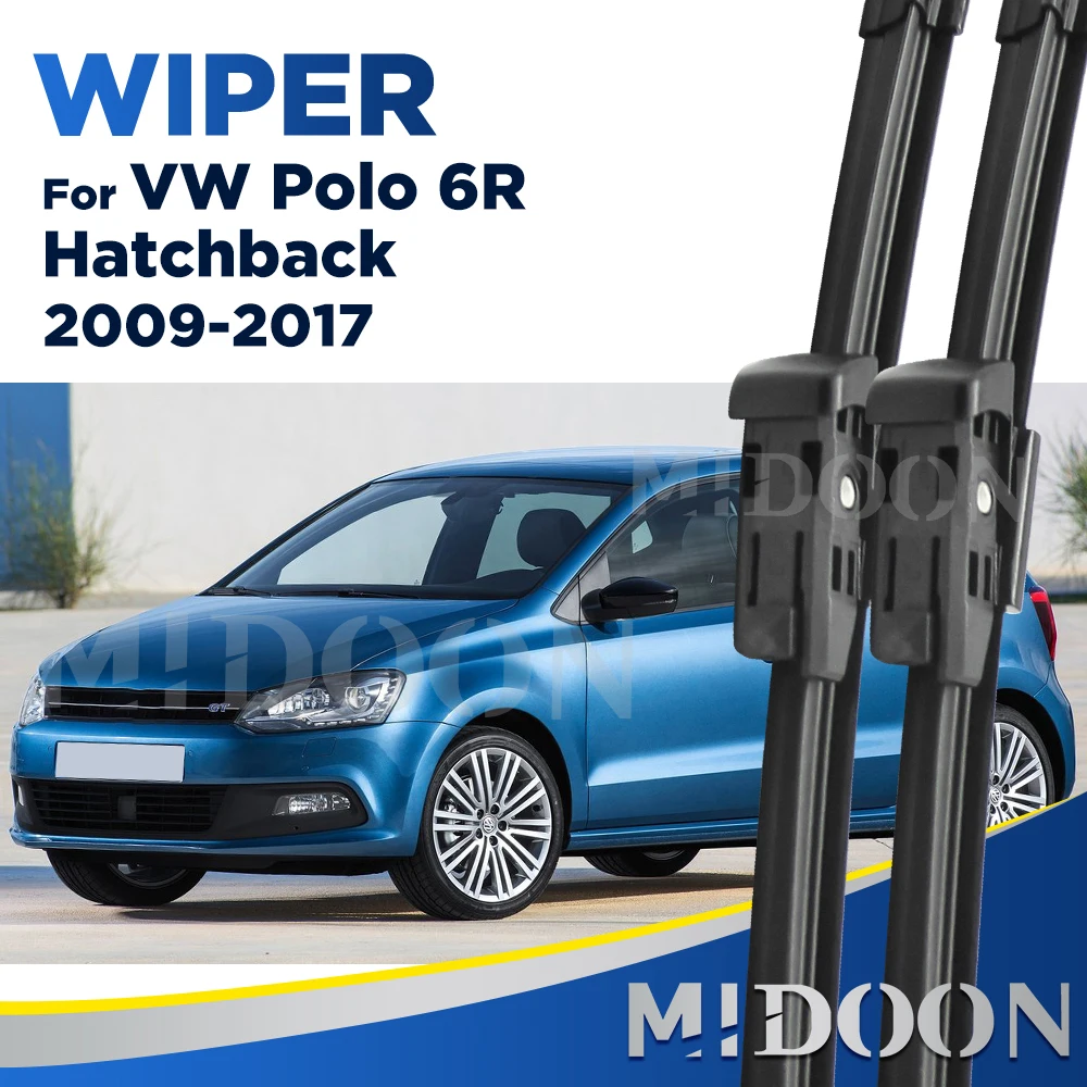 Windshield Wiper Rhd MIDOON Wiper LHD RHD Front Wiper Blades For VW POLO 6R Hatchback 2009 ...