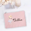 Dance Girl Pencil Case Personalized Custom Name Stationery Supplies Storage Bags Travel Toiletry Pouch Makeup Bag Gift for Girls 4