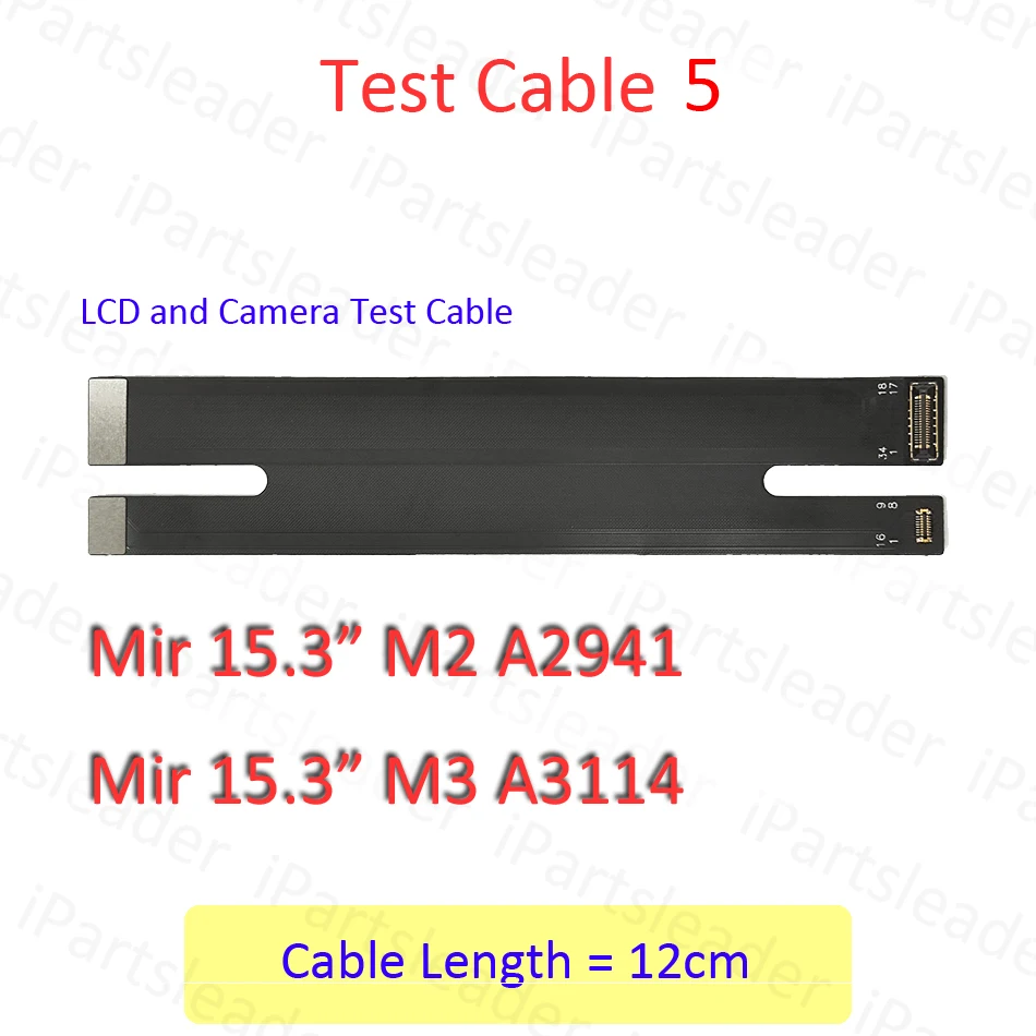 새로운 14 A2442 A2779 16 A2485 A2780 15 A2941 A3114 LCD LED 스크린 확장 테스트 수리 Macbook Pro Air M1 M2 M3 용 플렉스 케이블