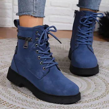 British Leather Lace Up Winter Hiking Boots 1