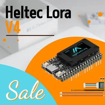 1/2 Pezzi Scheda di Sviluppo Heltec V4 LoRa 32 Aggiornata ESP32-S3 SX1262 WiFi Bluetooth 2MB PSRAM 16MB con Modulo GPS per IoT
