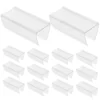 30 Pcs Shelf Label Holder Price Tag Display Transparent Supermarket Retail Holders Magnetic Pvc Adhesive Labels 6