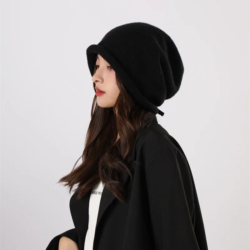 Breathable Cotton Polyester Beanie Thin Stylish Women Man Beanie Soft Stretch Hat Autumn Winter Casual Skull Cap Women's Cap