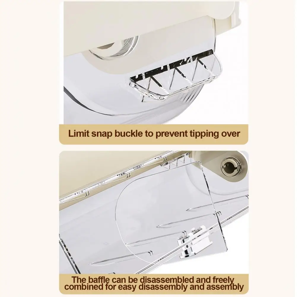 

Capacity Storage Box Capacity Wall Mount Socks Underwear Organizer Clear Dustproof Multifunctional Holder Panties Storage Box
