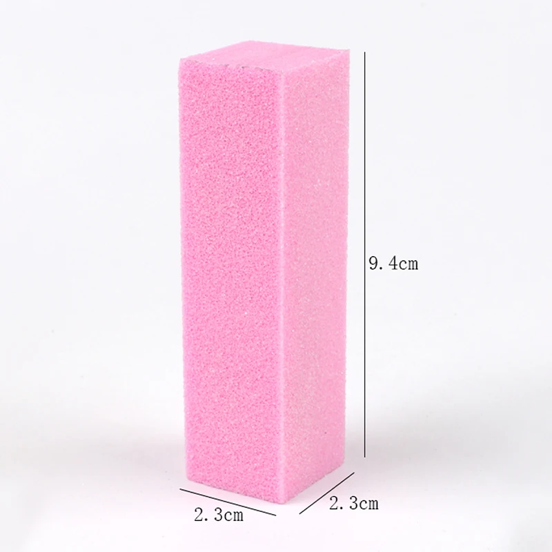 10/50 Pcs 다채로운 폼 네일 버퍼 블록 4면 스폰지 네일 폴리셔 세척 가능한 네일 샌딩 블록 매니큐어 네일 도구