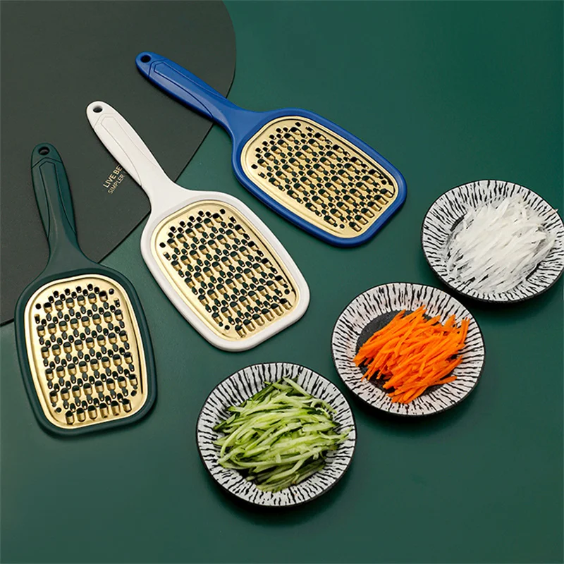 

Kitchen Grater Multifunctional Stainless Steel Potato Shredded Carrot Grater Light Luxury Cutting Vegetable Melon Peeler