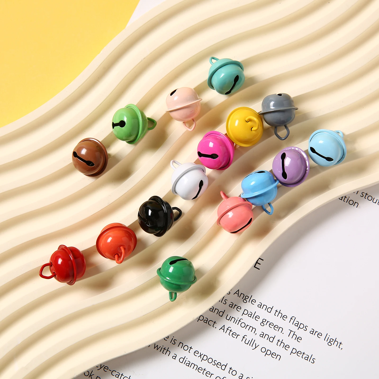 10/50/100 PCS High Quality Key Chain Accessories Bell Craft Bell Decoration Iron Spray Paint Craft DIY Accessories