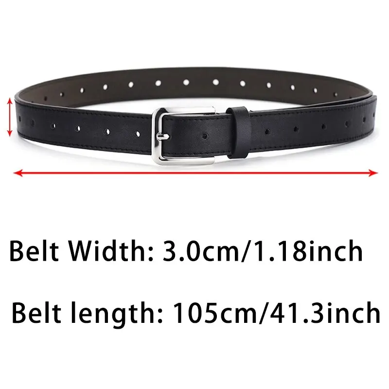 1pc New Women's Belt Fashion Rectangle Buckle Belt High Grade Soft PU Leather Belt Trend Paired with Coat Jeans Belt Lady Belt