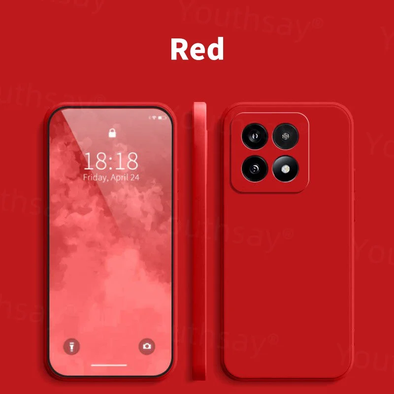 Luxury Liquid Silicone Soft TPU Phone Case - Enhanced Protection with Elegant Design