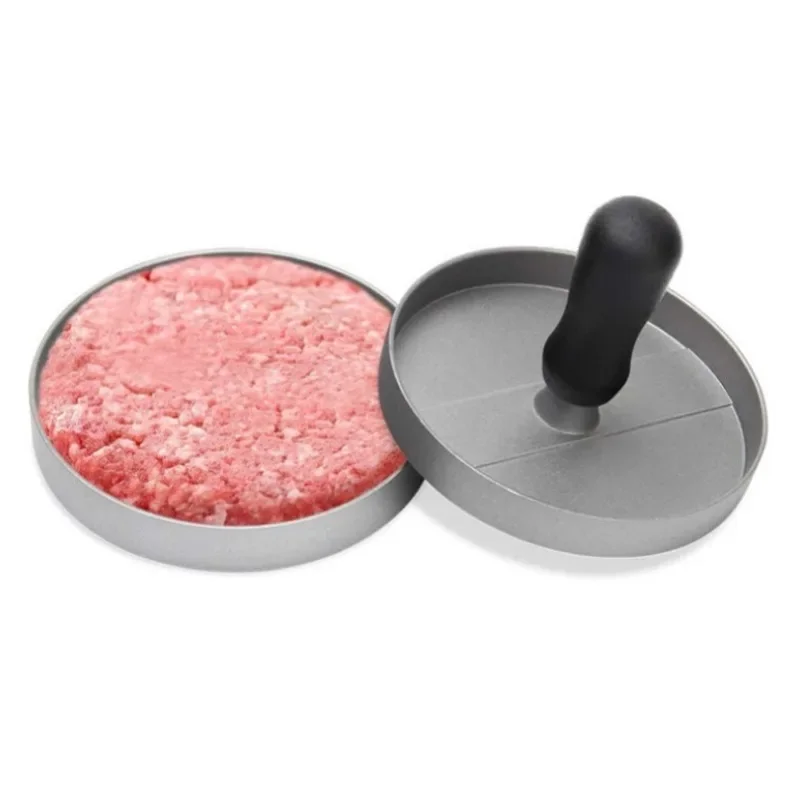 12CM Hamburger Maker Press Chopped Steak Meat Smasher Cutlet Mold Croquettes Kitchen Cooking Tool Hamburgueria Diner Accessories