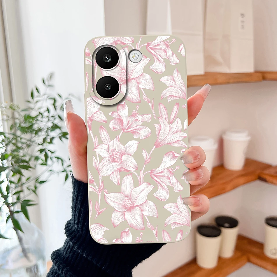 Creative Fruit Pattern Slim Silicone Phone Case with Lens Protection - Soft Back Cover