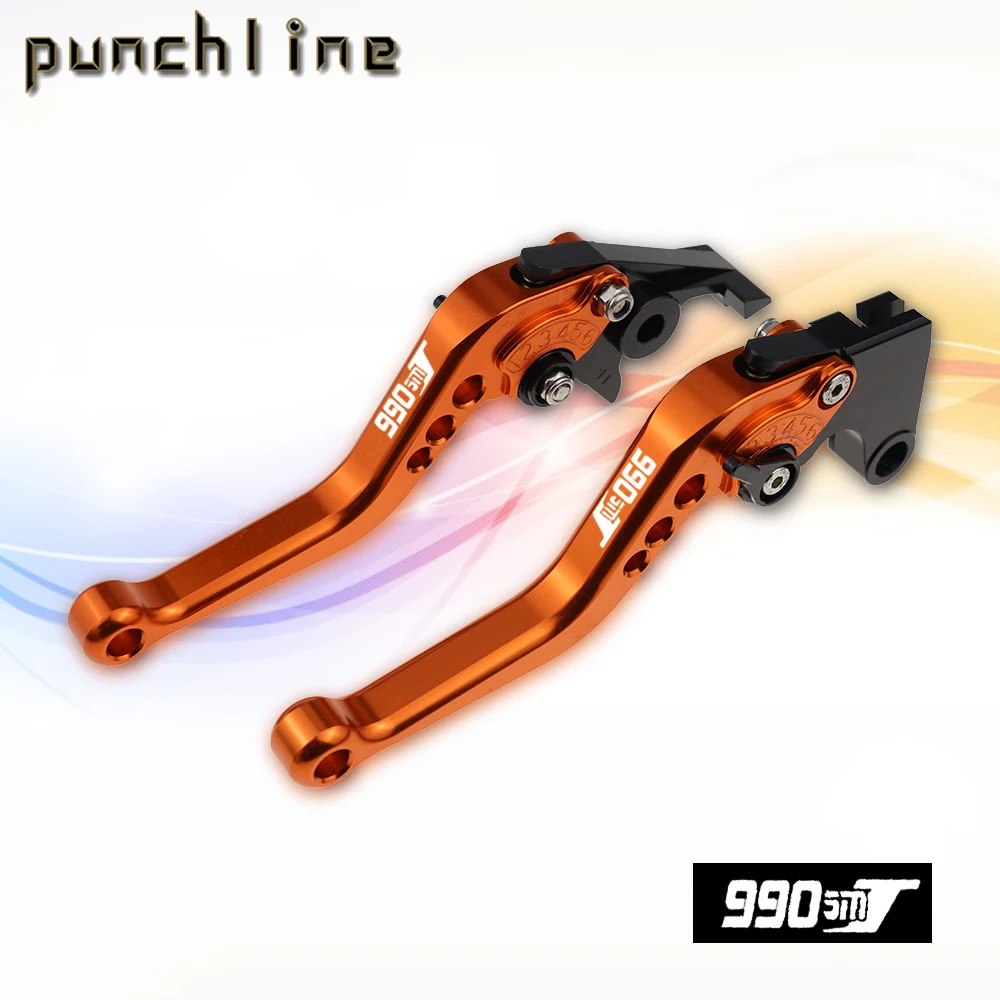 Misura Per 990 Smt 990-Smt 2009-2013 Accessori Cnc Per Moto Leve Frizione Freno Corto Set Maniglia Regolabile
