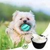 5/6/7cm Silicone Pet Dog Toy Ball Interactive resistant Chew Toy for Small Dogs Tooth Cleaning Elasticity Ball Watermelon Ball 5