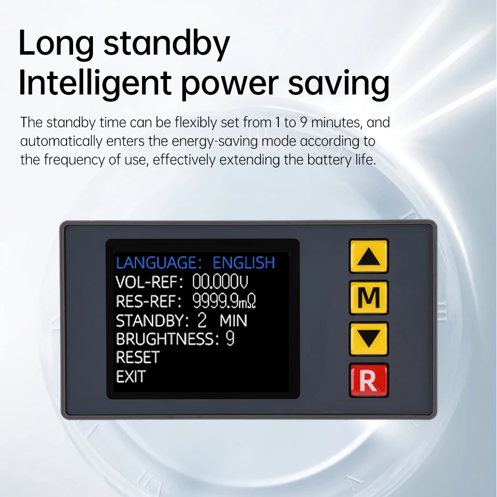 DC 5V TS457 Voltage Resistance Tester Lithium Battery Internal Resistance Meter Voltmeter AC 4-wire Method Electrician Tool
