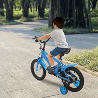 14In enfants vélo avec roues d'entraînement cloche frein à main enfants Bik hauteur réglable enfants apprentissage vélo pour garçons filles 3