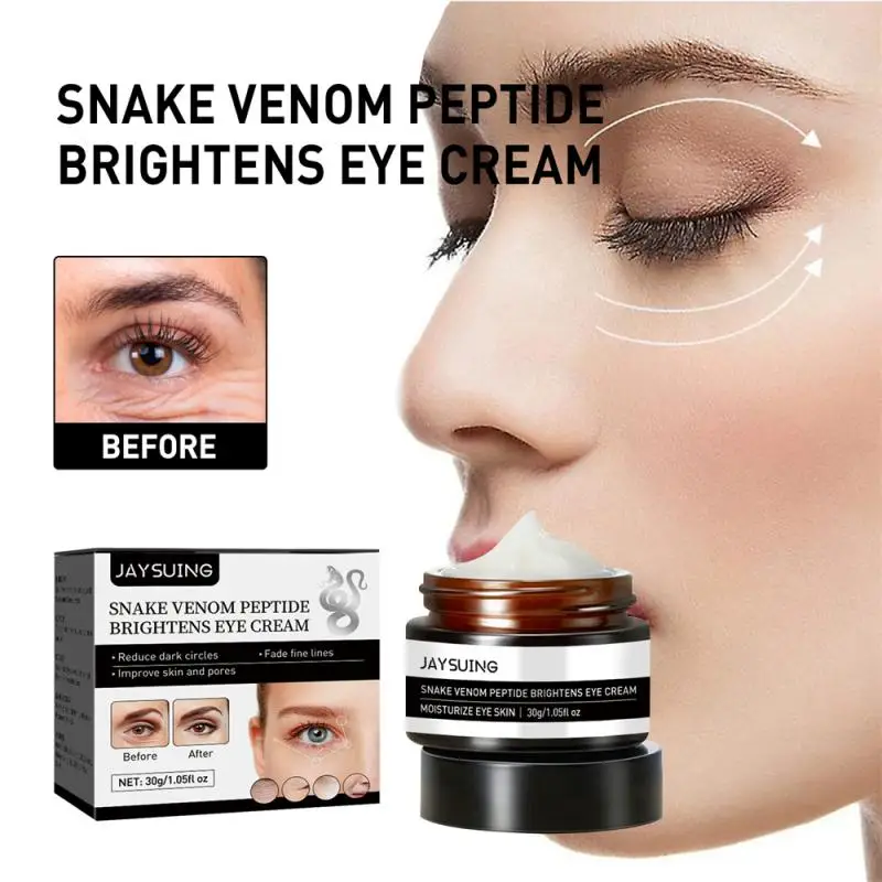 

30g Snake Venom Peptide Eyes Cream Fade Dark Eye Circles Eye Bags Anti-Wrinkle Repair Fine Lines Dry Lines Nourishing Eye Creams