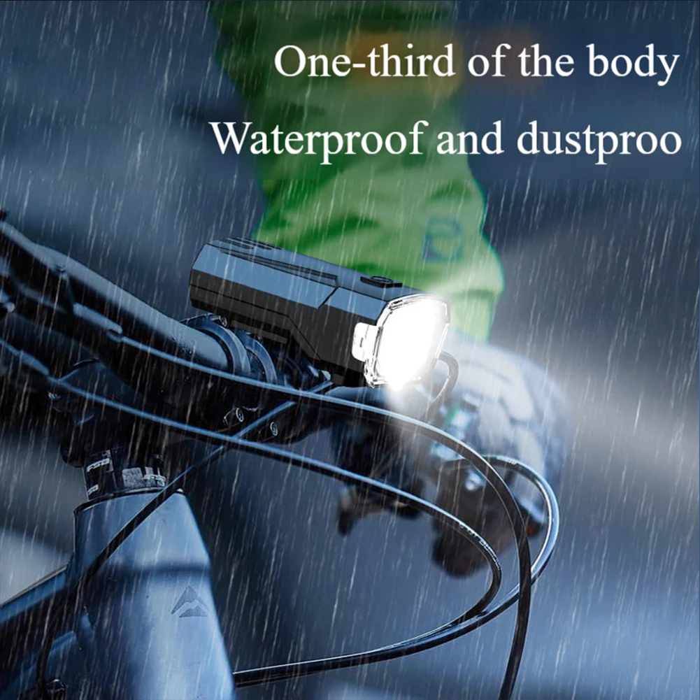 LED Bicycle Front Light Bike Flashlight Rechargeable Bicycle Head Light 3 Level Dimmable Bicycle Headlight Cycling Accessories