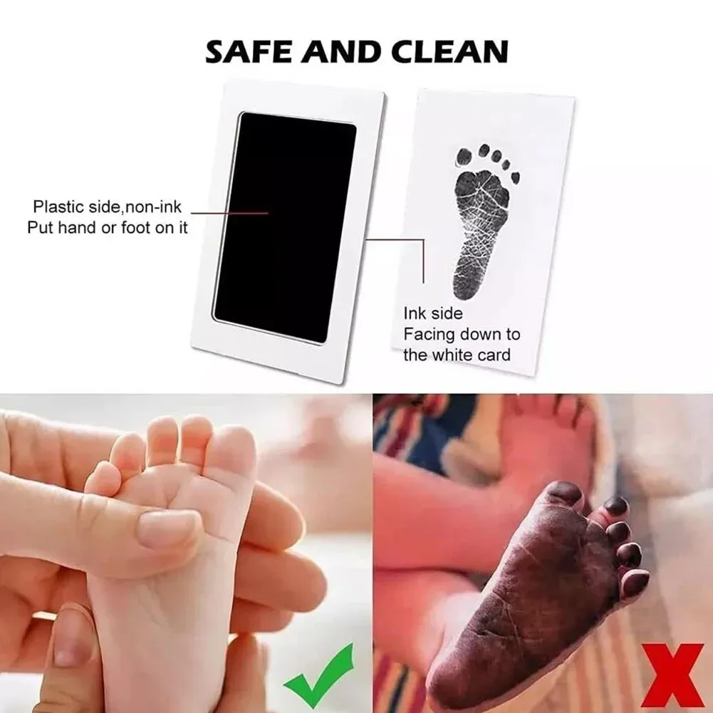 MyGiftHome Baby Hand and Footprint Clean Touch Inkless Pad