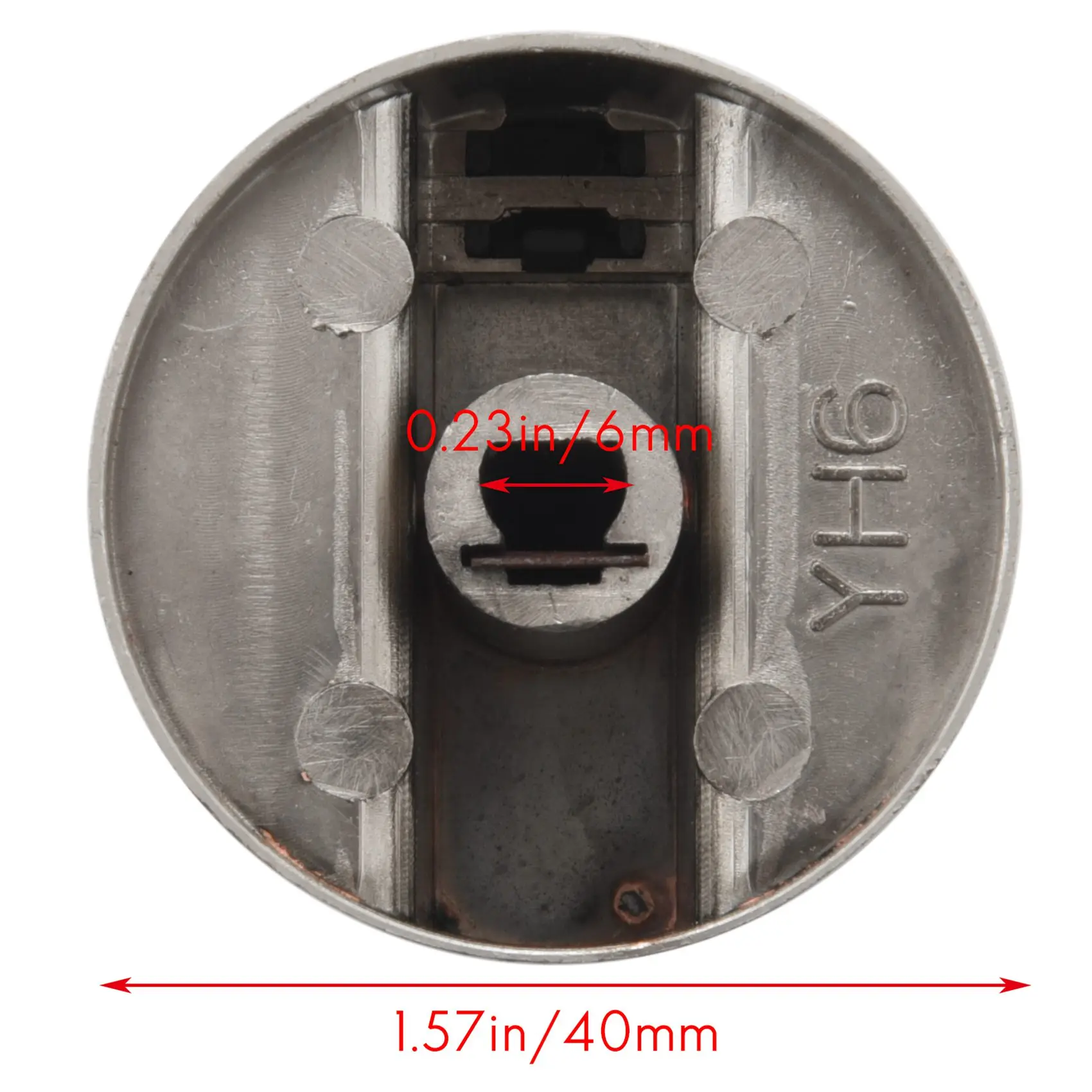Universal Silver Gas Stove Knobs Cooker Knobs Oven Knob Gas Stove Control Adaptors Oven Rotary Switch Cooking 6PCs gas stove accessories cookware accessories stove control knobs