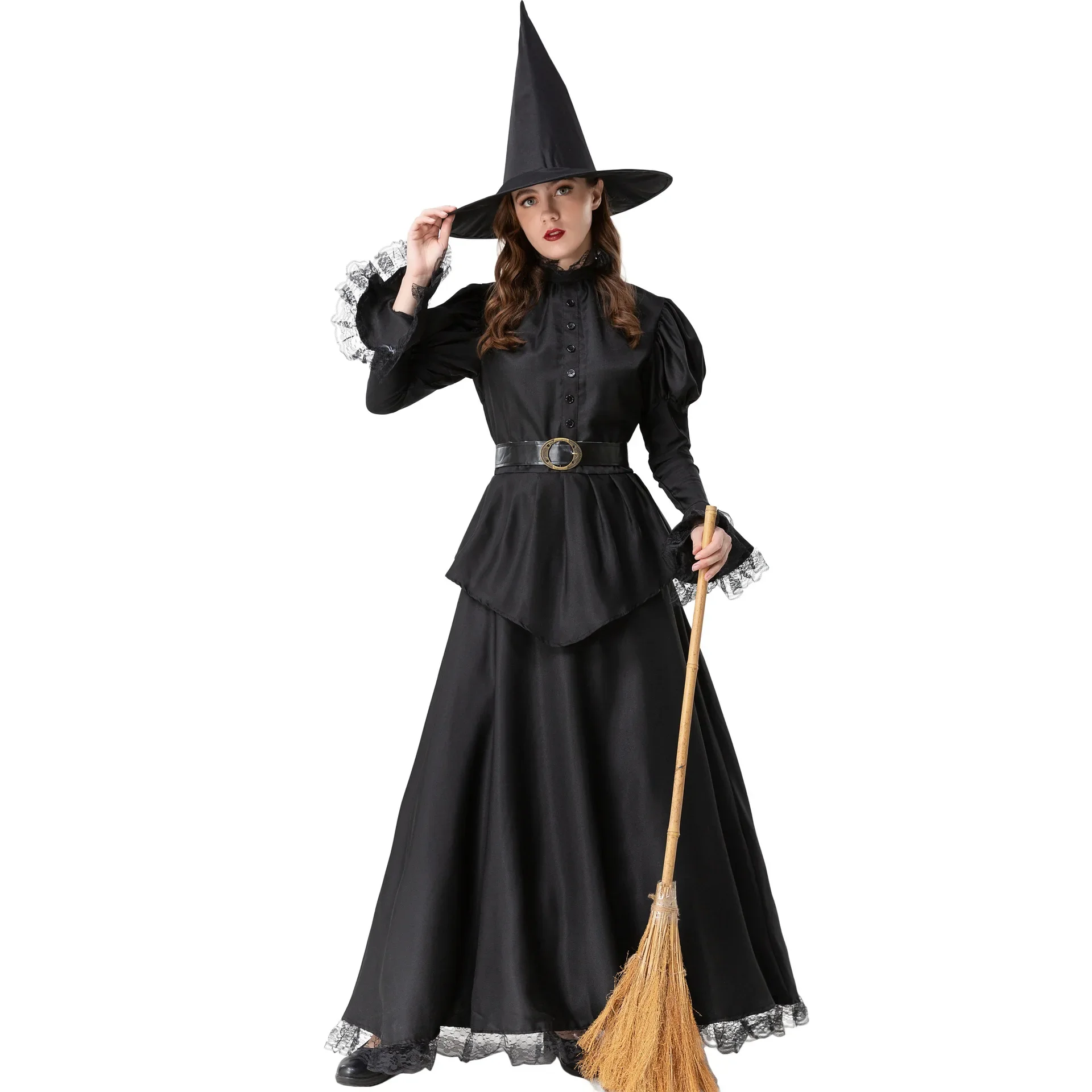 

Women Cosplay Witch Dress Halloween Fancy Masquerade Costume