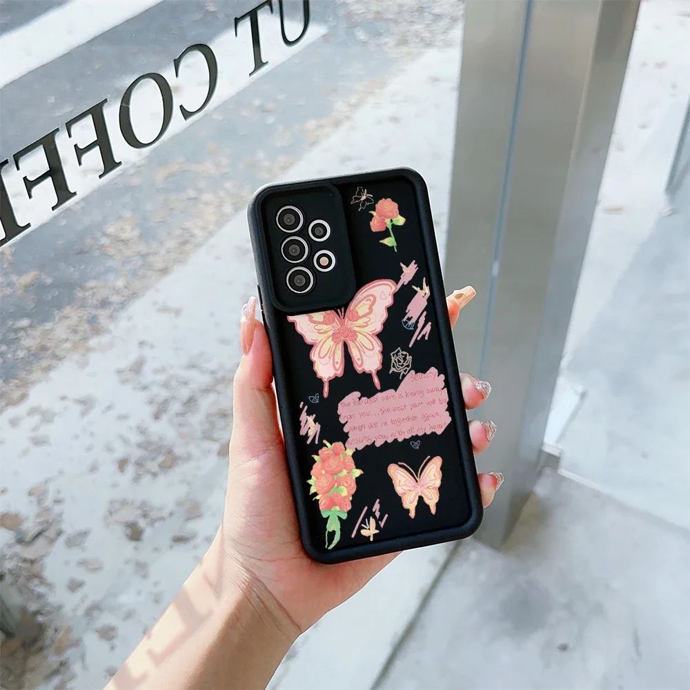 Butterfly Silicone Bumper Phone Case - Cute and Protective Design