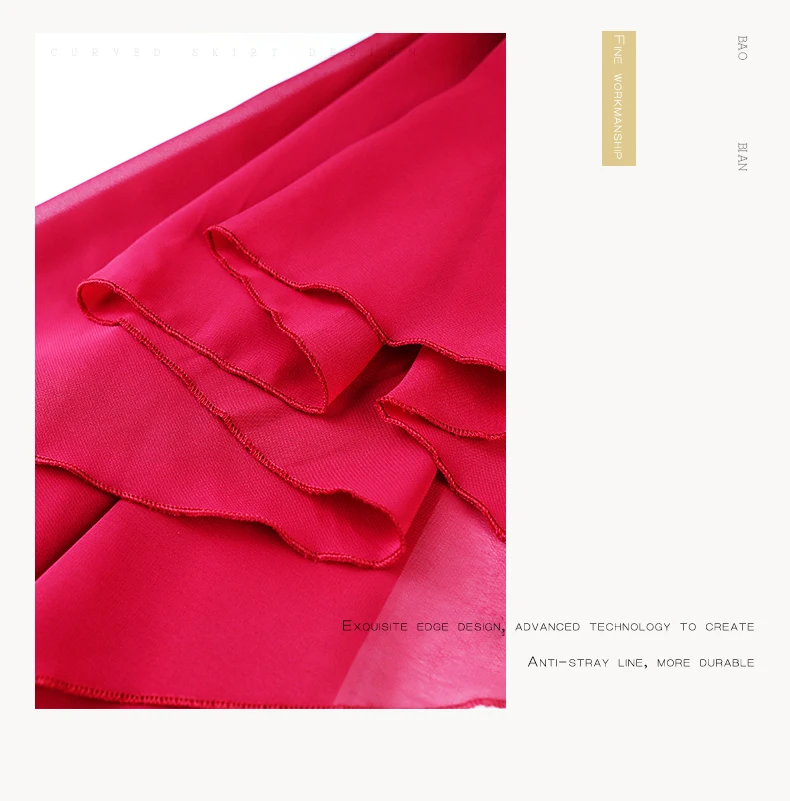 Ballett Tanz Tutu Rock für Frauen Yoga Kunst Prüfung Tanz Übungs kleidung weibliche einteilige Gymnastik Chiffon Röcke – Detail 6