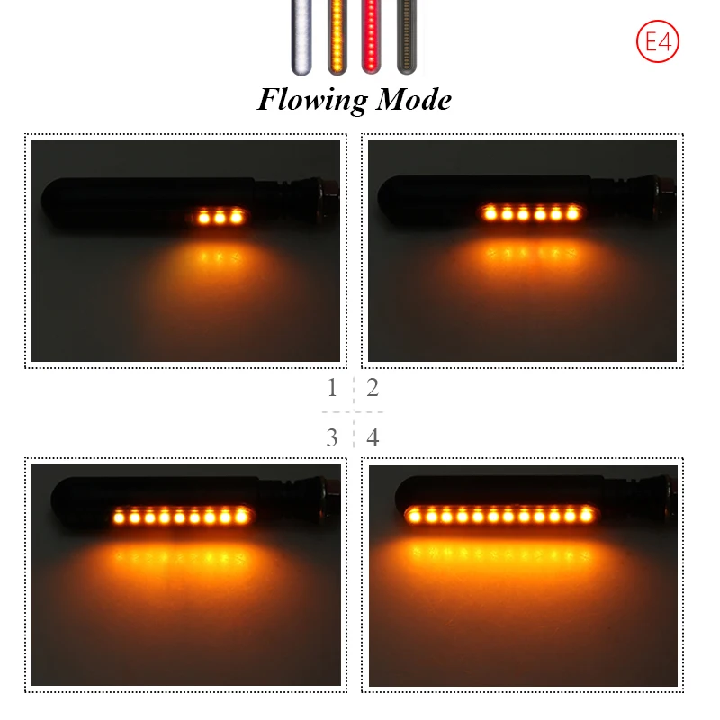 รูปสินค้า ไฟสัญญาณ LED ด้านหลัง สำหรับรถจักรยานยนต์