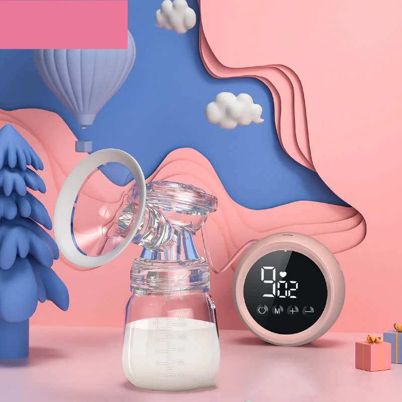 Electric Breast Pump Portable Rechargeable Big LED Screen Display BPAFree Breastfeeding Suction Electric BreastMilk Pump