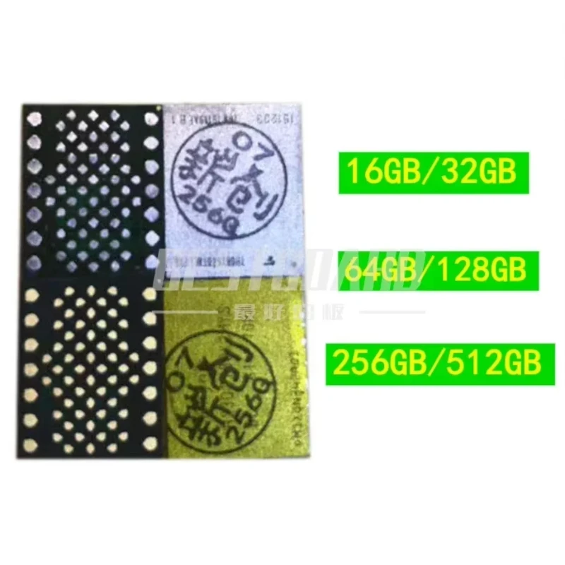 Hard Disk Nand Flash for IPhone X 11 12 13 14 15 16 Pro Max HDD