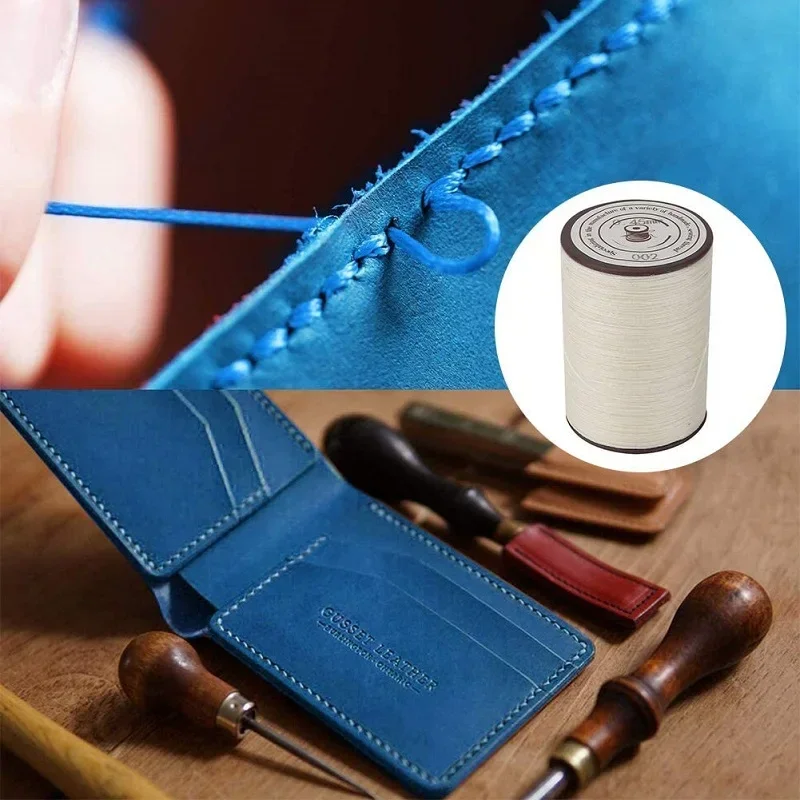 Multicolor Round Leather Sewing Thread for Crafting and DIY Jewelry Projects