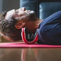 [CO]Design Appareil de relaxation pour le cou et les épaules, oreiller de traction cervicale pour étirer la colonne cervicale, orthèse cervicale portable[CO] 2
