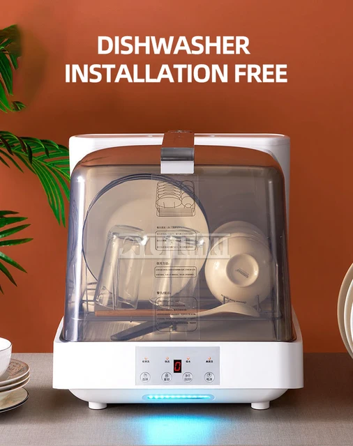 Mini Lavastoviglie Portatile Rosa - Pulizia 360° Con Ventosa - Foto 3