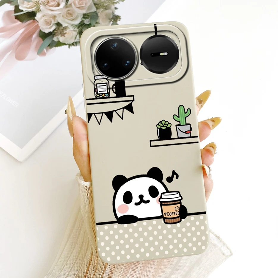 Cute Dog & Panda Cartoon Soft TPU Phone Case Cover - For Huawei Nova 15 Pro Ultra 5G