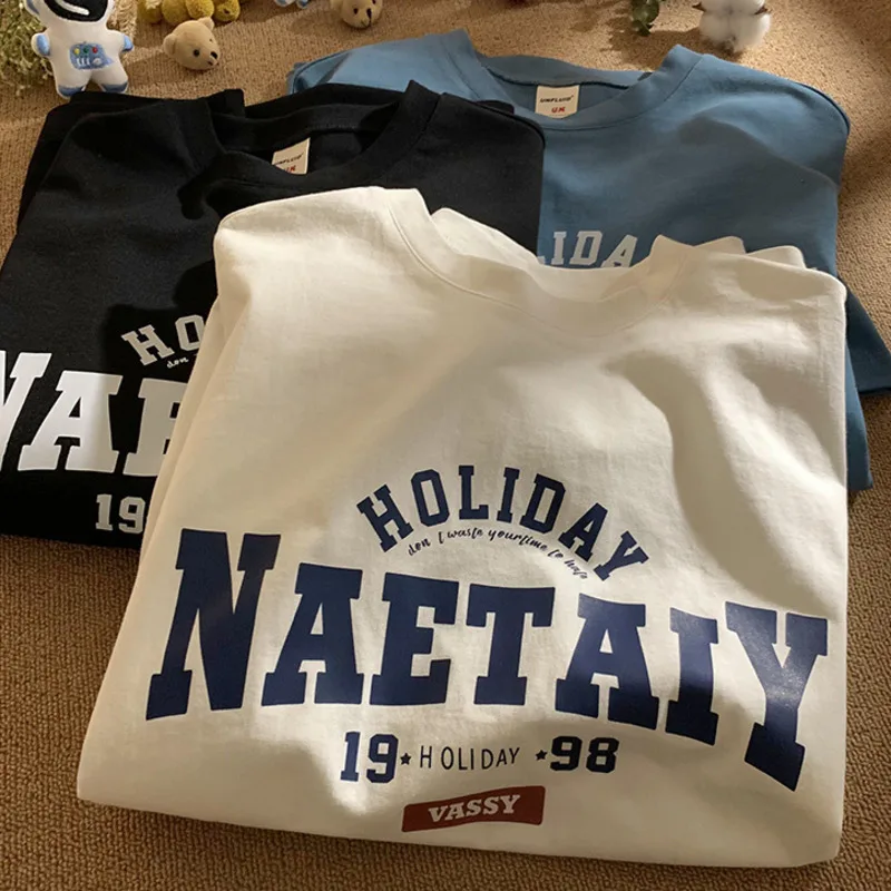 Privathinker 남성용 2023 코튼 티셔츠, 반팔 레터 그래픽, 유니섹스 상의, 캐주얼 패션 브랜드, 여름 Best5 Privathinker 남성용 2023 코튼 티셔츠, 반팔 레터 그래픽, 유니섹스 상의, 캐주얼 패션 브랜드, 여름 Best5