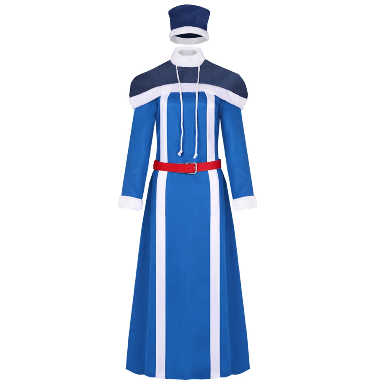 

Anime Cos Juvia Lockser Cosplay Costume Party Uniform Suit Kawaii Blue Dress