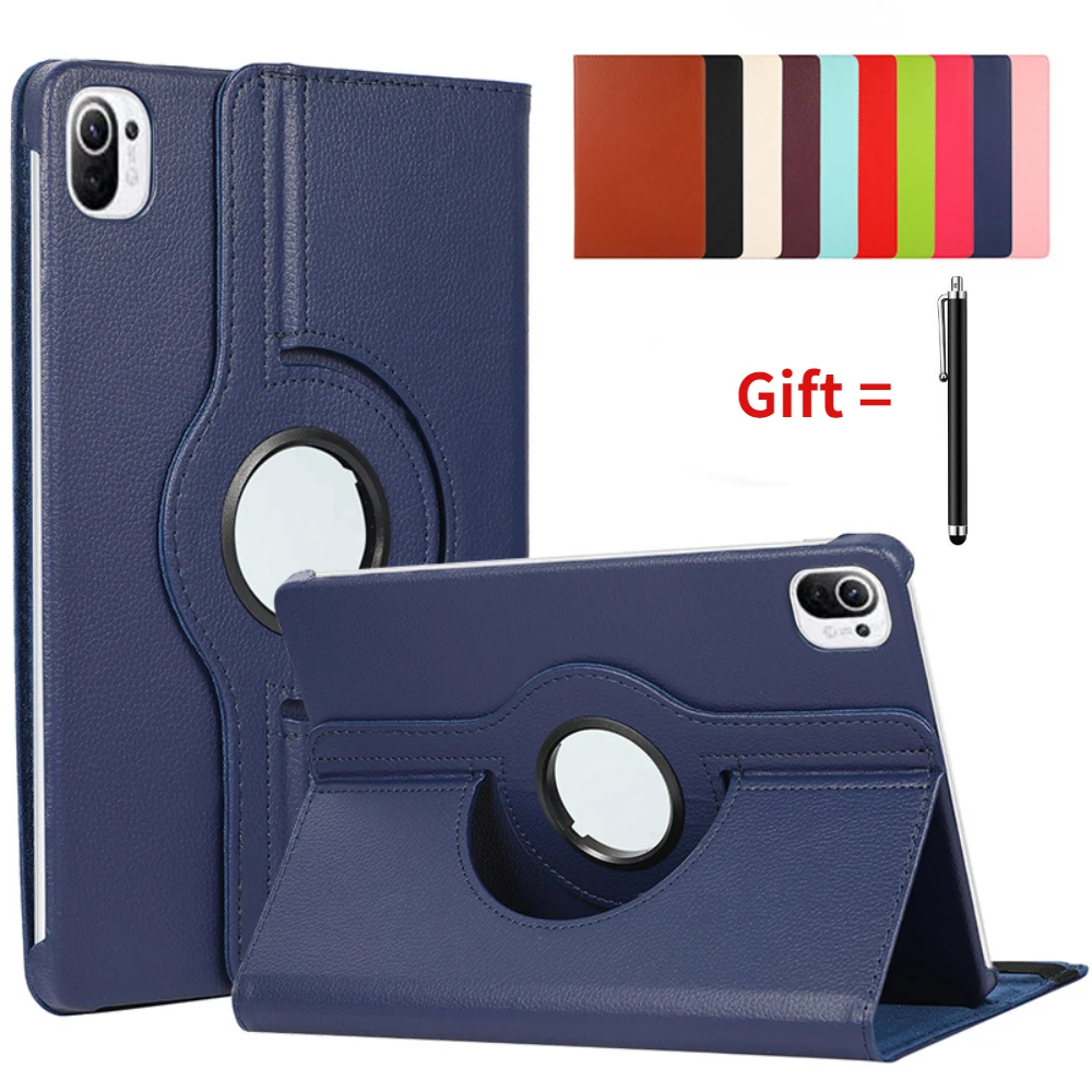 Rotativo para Xiaomi Redmi Pad Capa de Tablet de Couro pu Suporte de Suporte 360 Graus se 11 2023 10.61 11 Pro 11 Case