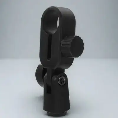 범용 마이크 클립 홀더 플라스틱 쇼크 마운트 클램프 라이브 공연 녹음 스트리밍을 위한 안정적인 마이크 스탠드 클립