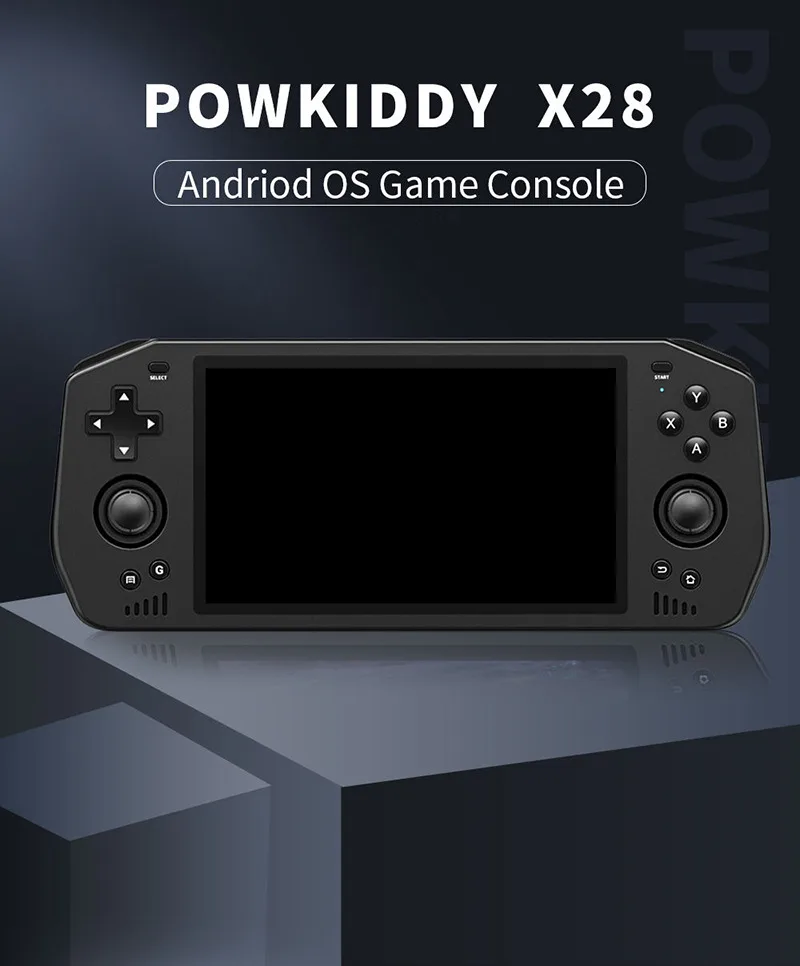 

5,5 дюймовый сенсорный IPS экран Powkiddy X28 Android 11 Unisoc Tiger T618 Wifi портативная Ретро игровая консоль PSP PS2 игры подарки