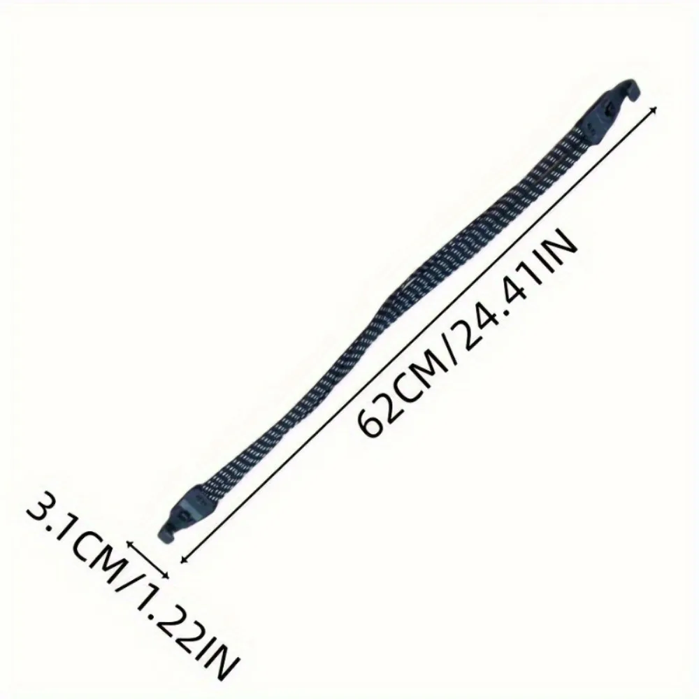 Cargo Straps Elastic Bungee Baggage Strap Rope W/Hook For bicycles Cargo racks Accessories