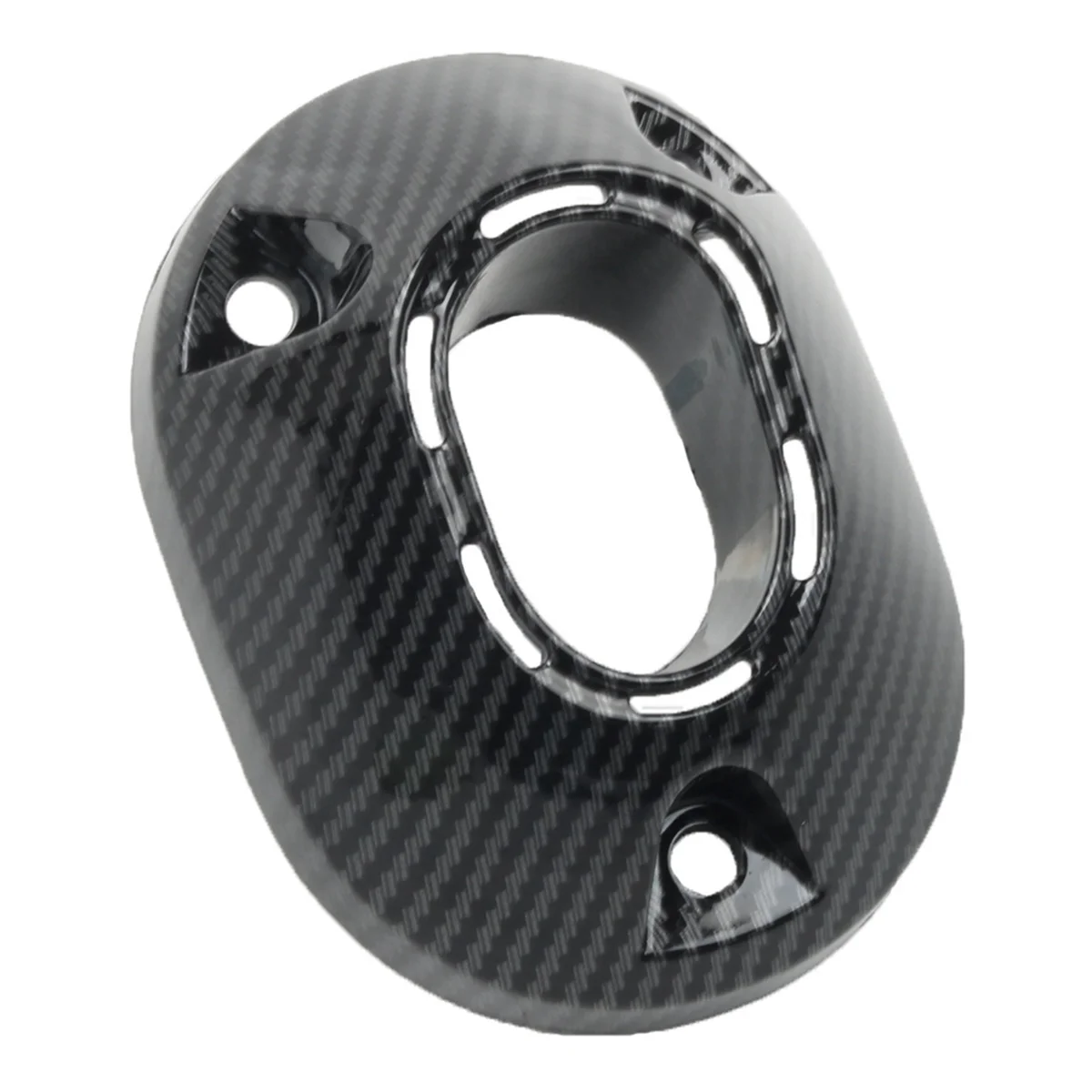 Motorcycle Exhaust Pipe Cover Protective Cover for Honda PCX 160-Rear Muffler Exhaust Tail Carbon Fiber