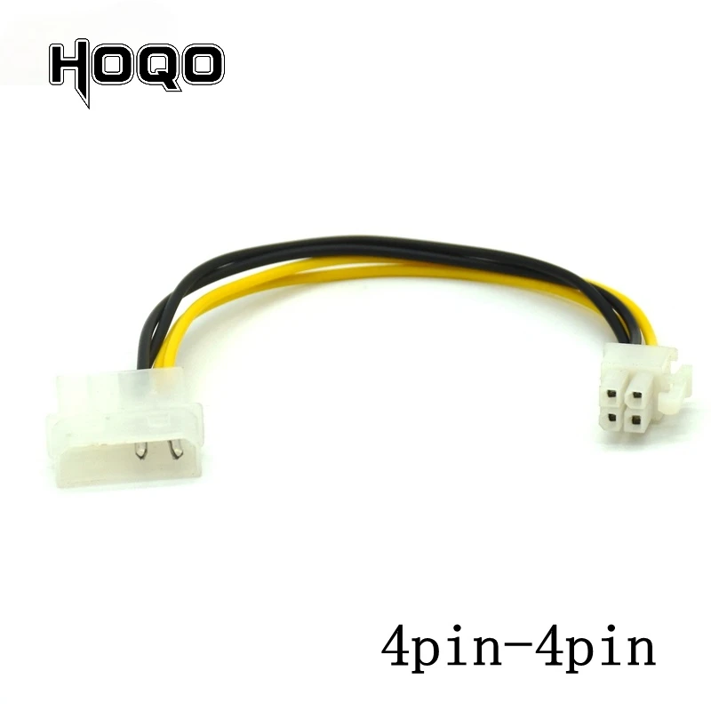 

4Pin CPU Power supply to IDE Port Extension Cord Cable Desktop 4 pin ATX 12V P4 Power Male to Molex male Connector Cable 20cm