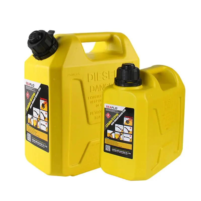 5/10L Fuels Cans Portable Fuel Tank Gasolines Diesel Container For Dirt Bike Cars Trailers Motorcycle Emergency