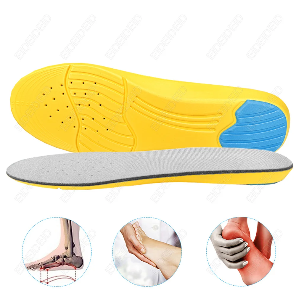 Orthopädische Einlegesohlen aus weichem Memory-Schaum, desodorierende Einlegesohle für Schuhe, Sport, absorbiert Schweiß, antibakterielles Schuhzubehör, Fußpflege – Detail 13